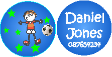 Bag Tag Soccer Boy